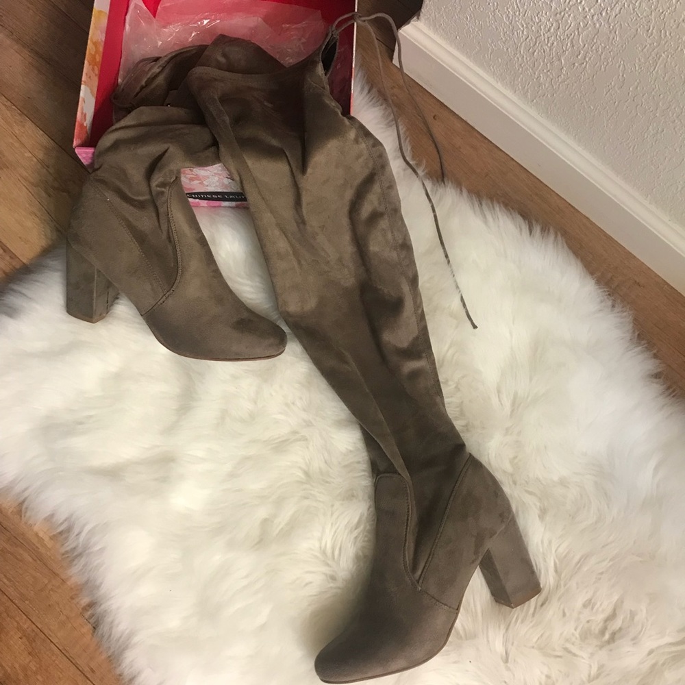 Chinese laundry over the knee boots 8.5